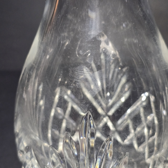 Waterford "Lafford" Blown Crystal Carafe Decanter Wine Water Round 10" - Picture 11 of 14